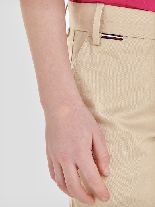 Tommy Hilfiger Παιδικό Παντελόνι Chino Μπεζ