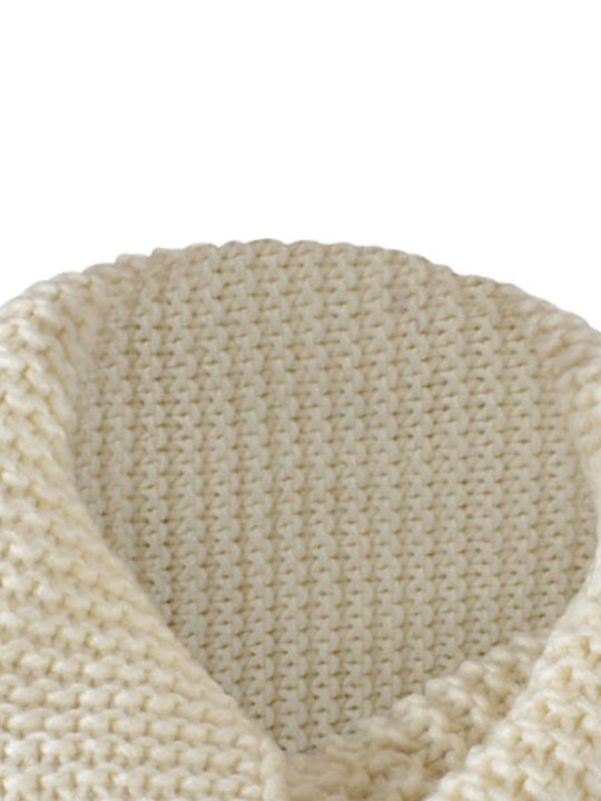 Stamion Women's Knitted Neck Warmer Ecru