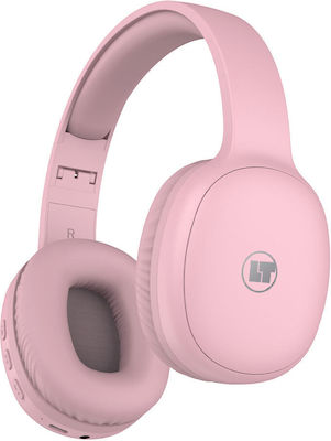 Lamtech LAM113010 Bluetooth Wireless Over Ear Headphones with 15 hours of Operation and Quick Charge Pink LAM113010