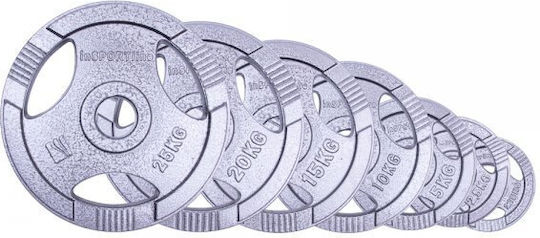 inSPORTline Hamerton Δίσκος Ολυμπιακού Τύπου Μεταλλικός 1 x 5kg Φ50mm με Λαβές