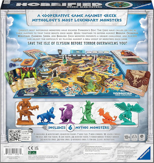 Brettspiel Horrified Greek Monsters für 1-5 Spieler 10+ Jahre (EN) Ravensburger