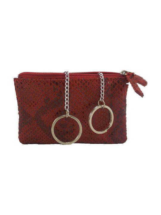 Mybag Key Holder Leather Red