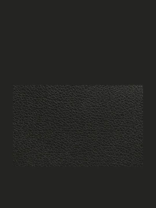 Leather Men's Sling Bag Black