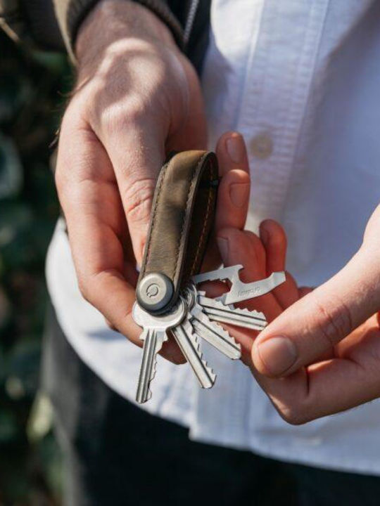 Orbitkey Κλειδοθήκη Crazy Horse Oak Brown