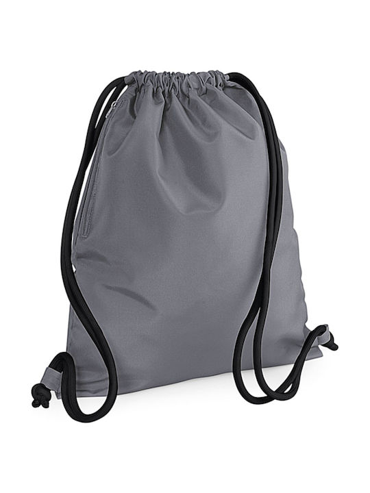 BagBase BG110 Τσάντα Πλάτης Γυμναστηρίου Graphite Grey / Black