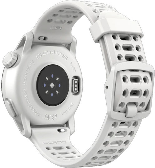 Coros Pace 3 Smartwatch with Heart Rate Monitor (White)
