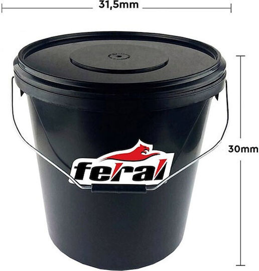 Feral Mop Bucket Plastic Capacity 18lt Black