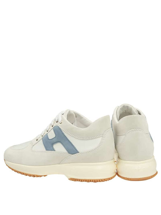 Interactive Femei Chunky Sneakers Albe