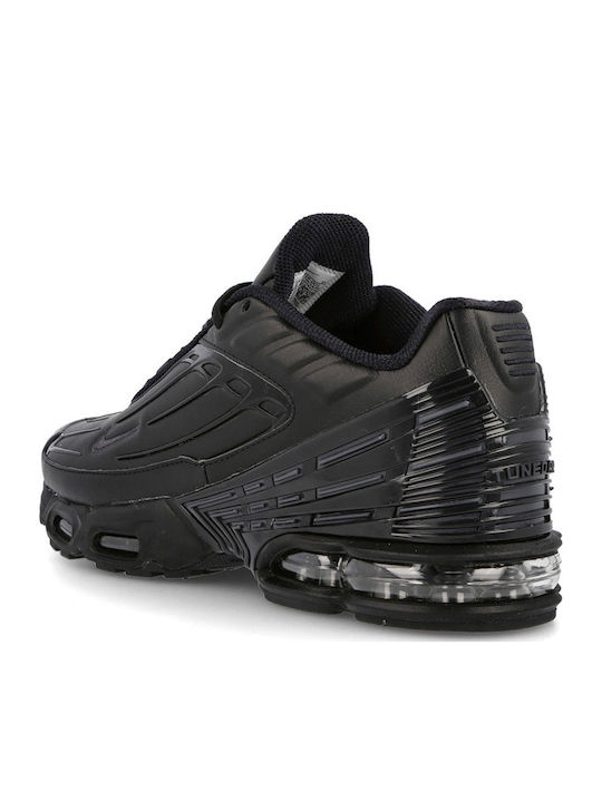 Air Max Plus 3 Leather Sneakers Schwarz