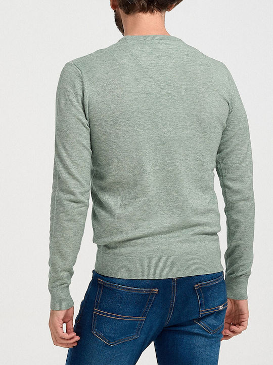 Rook Herren Langarm-Pullover Green