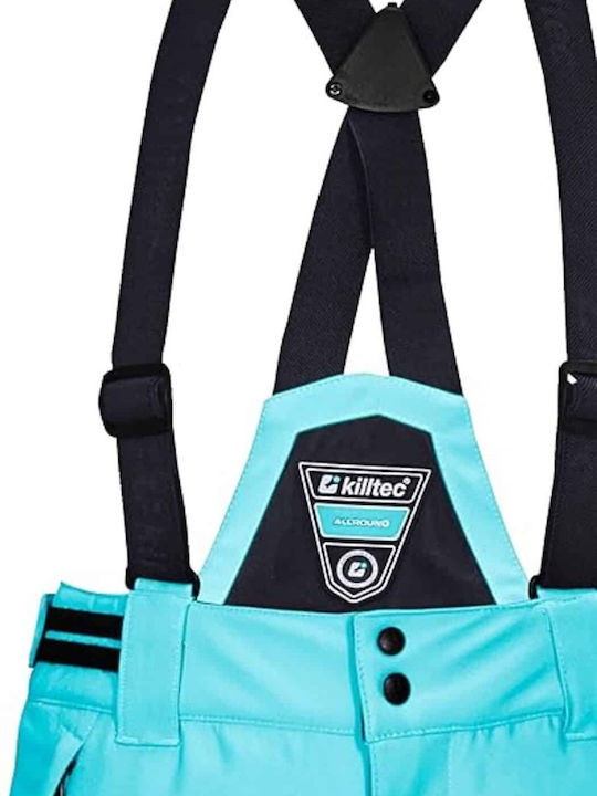Killtec Ksw 37258-133 Kids Dungarees for Ski & Snowboard Turquoise