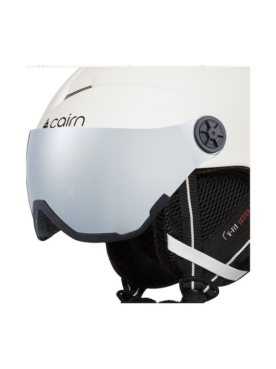 Cairn Orbit Visor Herren Ski & Snowboard Helm in Weiß Farbe
