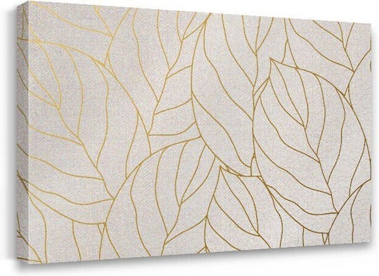 Walls Modern Abstract Leaves auf Segeltuch
