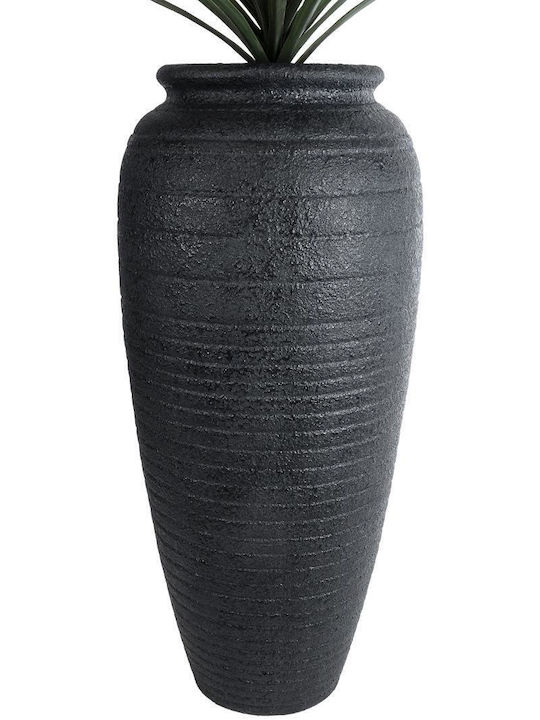 GloboStar Olympia Κασπώ Πολυεστερικό Μαύρο με Βάση 55x55x120εκ.