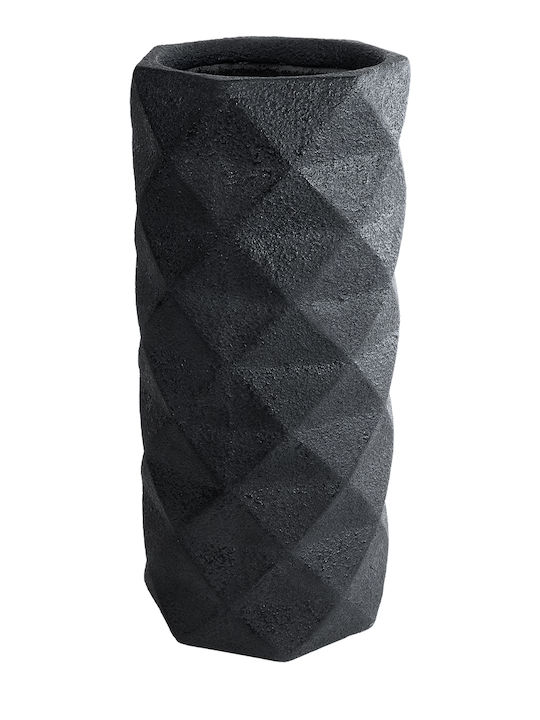 GloboStar Planter Polyester Black 40x40x90cm.