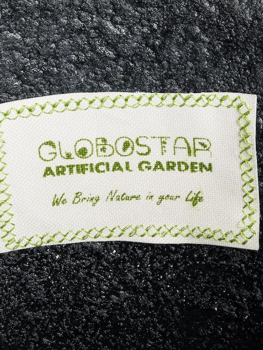 GloboStar Olympia Κασπώ Πολυεστερικό Μαύρο με Βάση 55x55x120εκ.