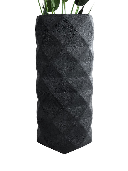 GloboStar Planter Polyester Black 40x40x90cm.