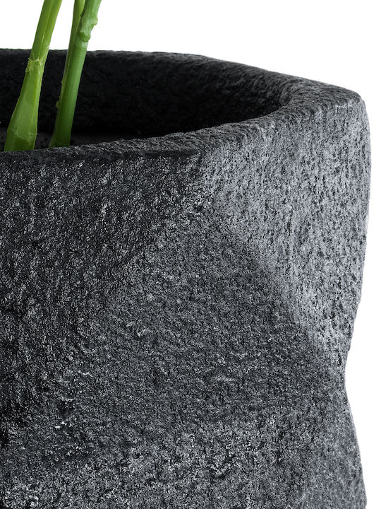 GloboStar Planter Polyester Black 40x40x90cm.