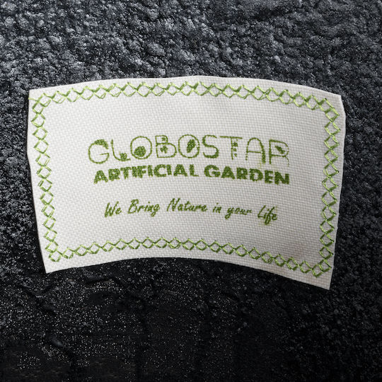 GloboStar Κασπώ Πολυεστερικό Μαύρο με Βάση 34x34x62εκ.
