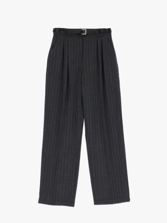 Imperial Women's Fabric Trousers Gray