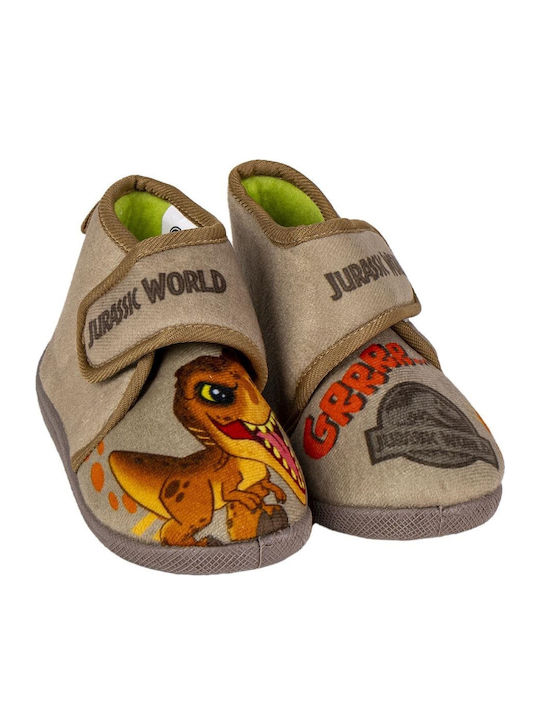 Παντόφλες Μποτάκια Καφέ Jurassic World