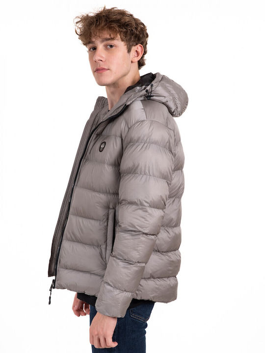 Χειμωνιάτικο Μπουφάν Puffer Γκρι