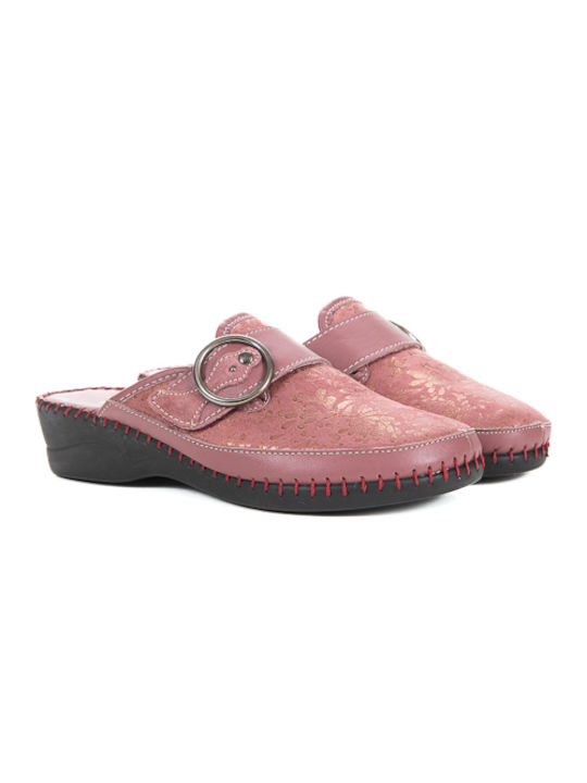 Naturelle Winter Women's Slippers in Pink color