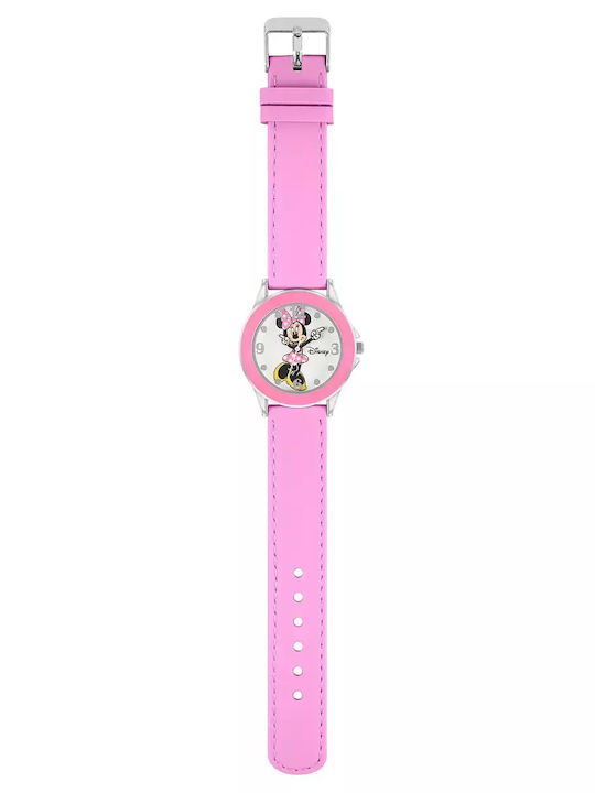 Disney Παιδικό Αναλογικό Ρολόι 32mm Minnie Mouse Ροζ