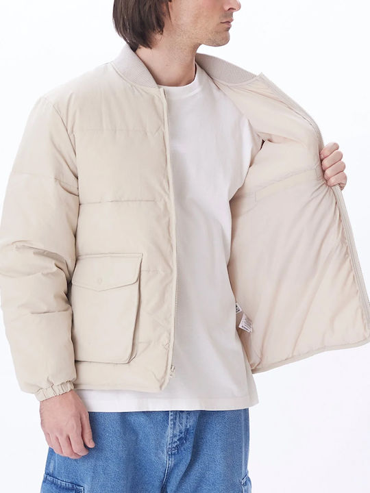 Jachetă de Iarnă Puffer Bej