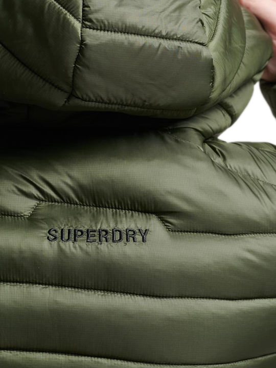Fuji Sport Χειμωνιάτικο Μπουφάν Puffer Dark Moss Green