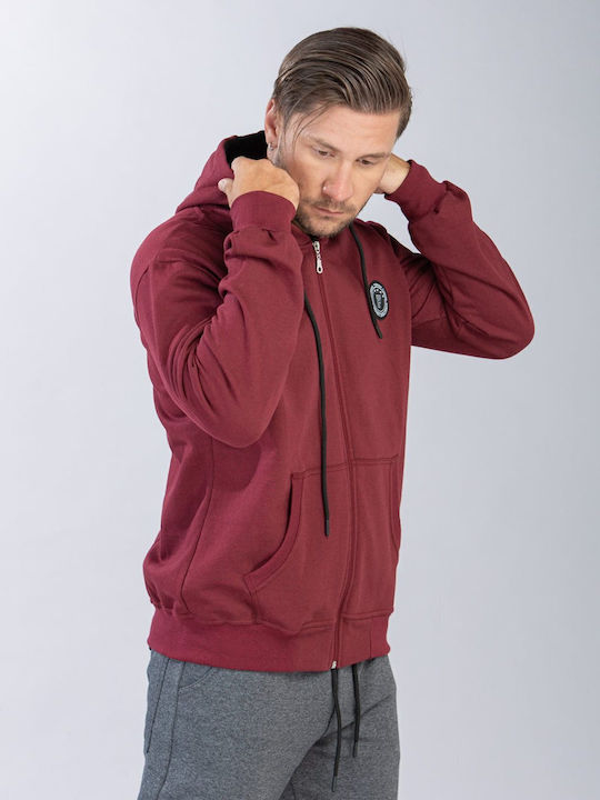 Sweatshirts Für Herren Mit Kapuze Farbe Burgundisch