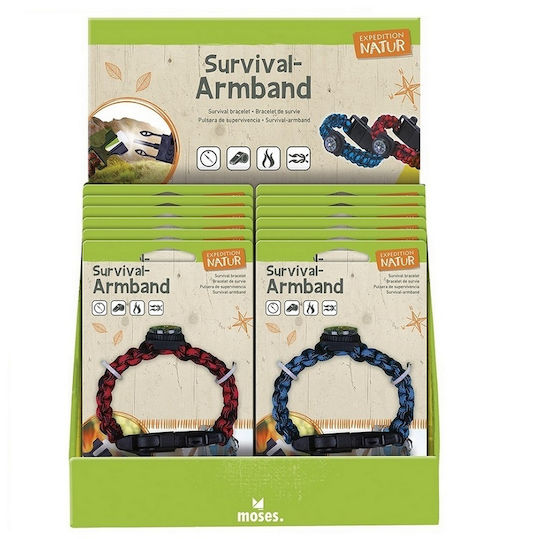Moses Survival Kit Red Bracelet
