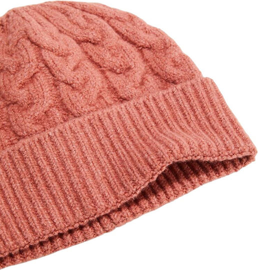 Red Label Beanie Unisex Căciulă Tricotat în culoarea Roșu