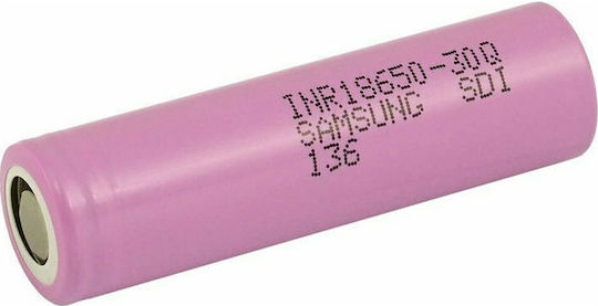 Samsung INR18650-30Q Επαναφορτιζόμενες Μπαταρίες 18650 Li-ion 3000mAh 3.7V 2τμχ