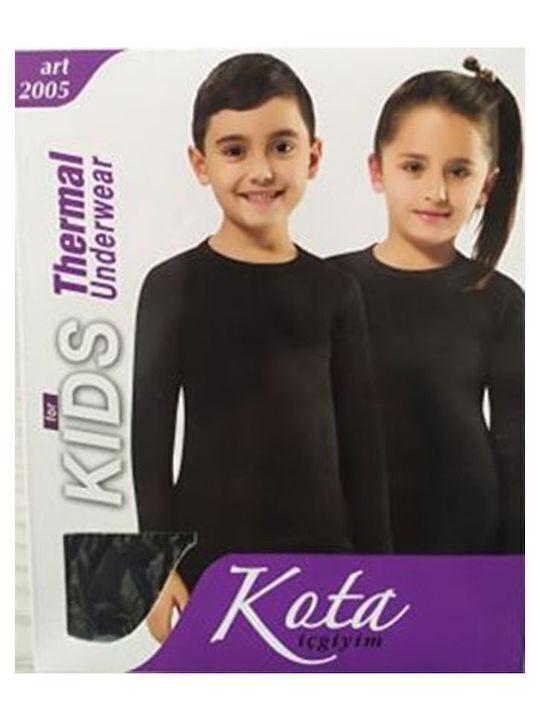 Kinder Thermohemd Schwarz