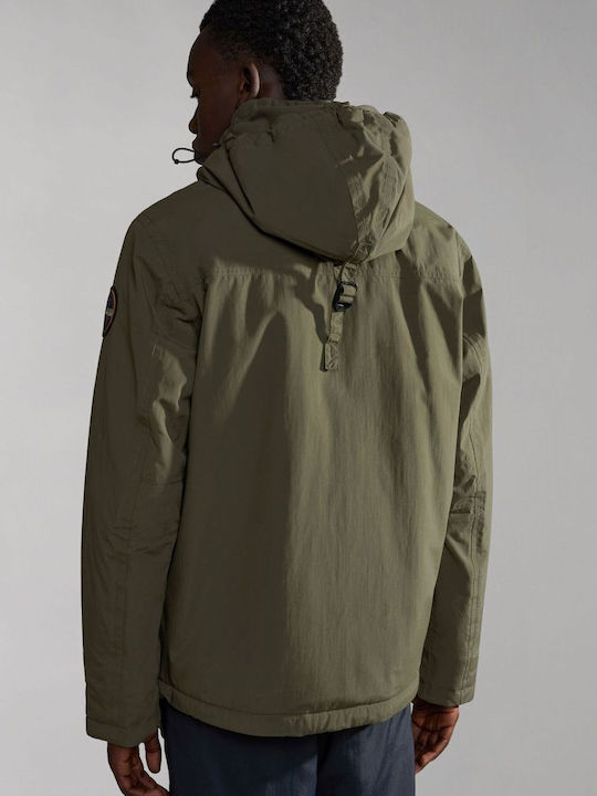 Rainforest Pocket 2 Winter Jacke Wasserdicht und Winddicht Khaki