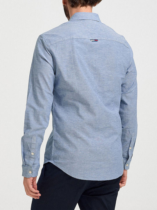 Tommy Hilfiger Oxford Cotton Shirt Twilight Navy