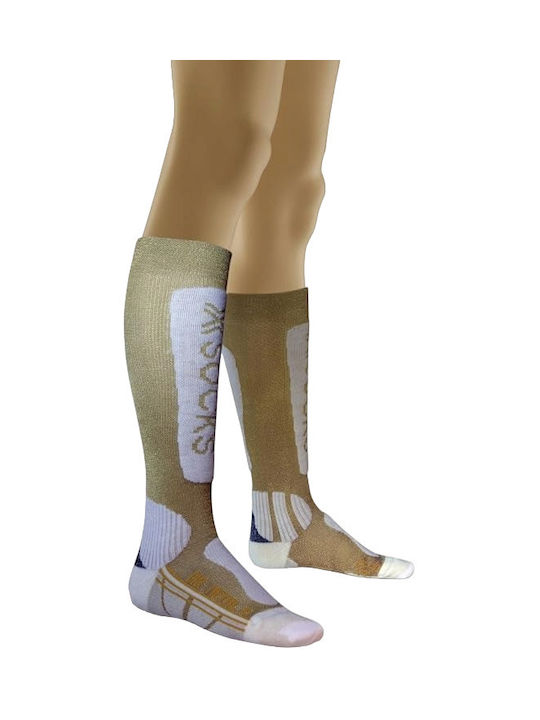 X-Socks Γυναικείες Κάλτσες Σκι & Snowboard Λευκές 1 Ζεύγος