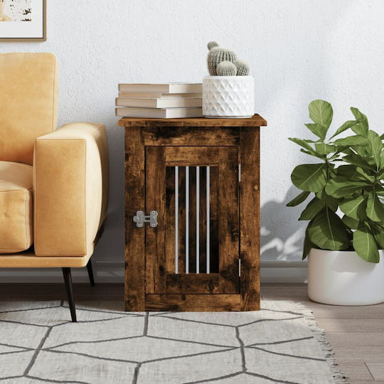 vidaXL Căsuță pentru Câine Pentru Exterior Maro 45x62x59cm