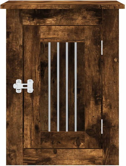 vidaXL Căsuță pentru Câine Pentru Exterior Maro 45x62x59cm