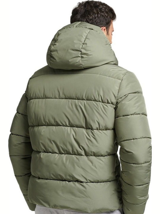 Geacă de Iarnă Puffer Kaki