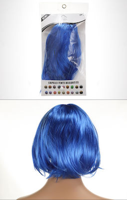 Carnival Wig Straight Blue