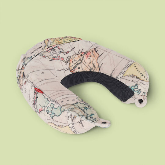 Legami Milano Memory Foam Travel Pillow Travel Set Pillow Green