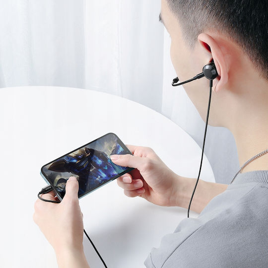 Mcdodo HP-1350 În ureche Handsfree cu două căști cu mufă Lightning Negru