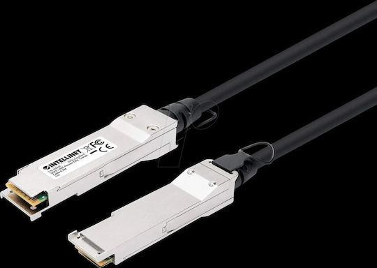 Intellinet Intellinet Direct Attach Copper Network Cable Ethernet 2m Black