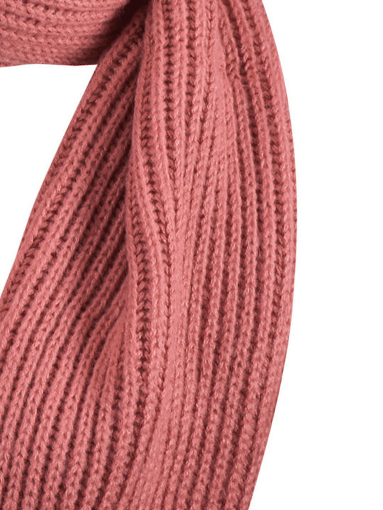Stamion Women's Knitted Scarf Pink