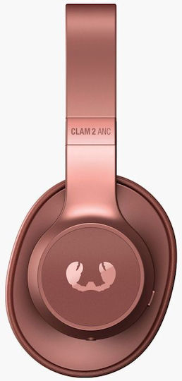 Fresh 'n Rebel Clam 2 Wireless / Wired Over Ear Headphones with 80 hours of Operation Safari Red