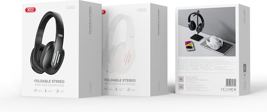 XO BE39 Wireless / Wired Over Ear Headphones with 8 hours of Operation Black