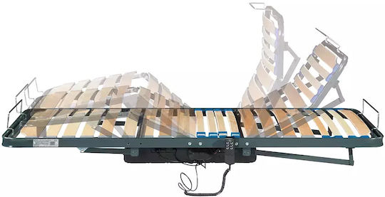 Ergonomischer Rahmen für Halb-Doppelbett 110x200cm