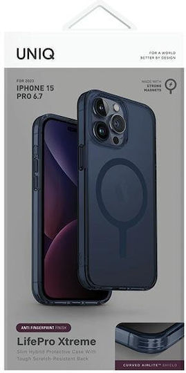 Uniq Lifepro Xtreme Back Cover Σιλικόνης / Πλαστικό Μπλε (iPhone 15 Pro Max)